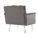 Accent Chair, Living Room Chair / leisure single sofa with acrylic feet