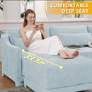 Elegant Sofa With Ergonomic Design And Lumbar Pillows by HouseOfZazla