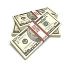 Money Prop -Series 2000 $50's Crisp New $5,000 Full Print Stack