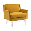 Accent Chair, Living Room Chair / leisure single sofa with acrylic feet