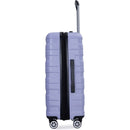 3 Piece Luggage Sets PC Lightweight & Durable Expandable Suitcase with Two Hooks, Double Spinner Wheels, TSA Lock, (21/25/29) Light Purple