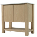 Modern Bathroom Vanity With Rectangle Ceramic Sink, Soft Closing Doors by HouseOfZazla