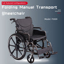 Heavy-Duty Manual Wheelchair for Adults with Double X Force Support by HouseOfZazla