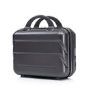 14"/20" 2 Pcs/Set ABS Spinner Wheel Luggage, Dark Gray