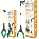 Heavy-Duty Steel Folding Trash Picker – 32" with Magnet & Anti-Slip Handle