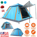 4-5 Person Camping Tent Outdoor Foldable Waterproof Tent with 2 Mosquito Nets Windows Carrying Bag for Hiking Climbing Adventure Fishing by GBruno Store