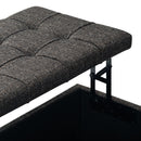 Harrison - Upholstered Coffee Table Storage Ottoman by Unique Piece Furniture