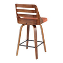 Trevi - Mid Century Modern Counter Stool (Set of 2) by HouseOfZazla