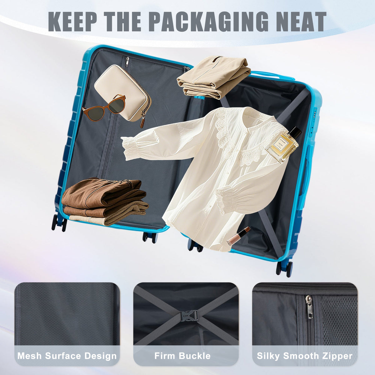 PC Spinner Wheel Luggage Set, photo 9 of 10