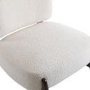 Modern Boucle Lounge Chair With Solid Wood Frame by HouseOfZazla