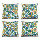 4 Pack Outdoor Pillow Covers - 18x18 Inch Water-Repellent