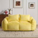 Giant Bean Bag Couch, Ultra Soft Fluffy Loveseat For Living Room by Unique Piece Furniture
