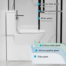 1 Piece Toilet With Dual Flush & Rimless Bowl - Glossy White by HouseOfZazla