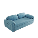 54 "velvet blue sofa sofa bed dual purpose living room retractable bed