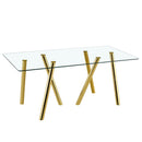 Dining Table With Transparent Surface by HouseOfZazla