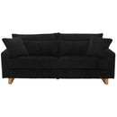 Modern Loveseat Sofa With 4 Pillows