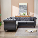 Streamline Modern L-Shaped Corner Sofa by HouseOfZazla