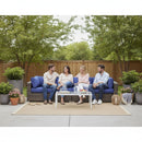 Luxurious Wicker Patio Sectional With Weather Resistant Sunbrella Cushions by HouseOfZazla