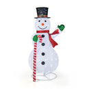 5 Feet Pop-up Christmas Snowman with 180 LED Lights by LJGDeals