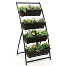 4-Tier Vertical Raised Garden Bed with 4 Containers and Drainage Holes by LJGDeals