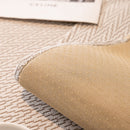 Non-Slip Couch Cover with Gold Trim, Sofa Slipcover for Sectional & Loveseat