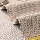 Non-Slip Couch Cover with Gold Trim, Sofa Slipcover for Sectional & Loveseat by Slipcover KAS™