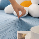 High Stretch Herringbone Textured Slipcover for Standard & L-Shaped Sectional Couches by Slipcover KAS™