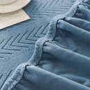High Stretch Herringbone Textured Slipcover for Standard & L-Shaped Sectional Couches by Slipcover KAS™
