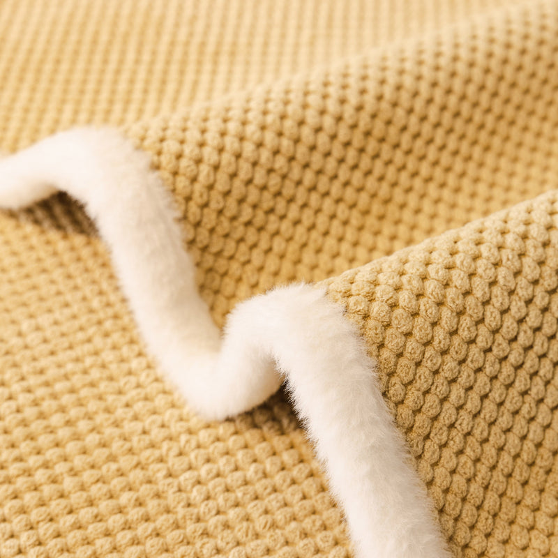 Dog Washable Sofa Protector Cover, Non-Slip Couch Slipcover with Soft Furry Trim