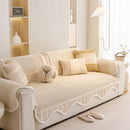 Dog Washable Sofa Protector Cover, Non-Slip Couch Slipcover with Soft Furry Trim