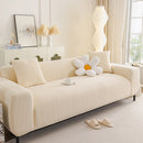 High Stretch Herringbone Textured Slipcover for Standard & L-Shaped Sectional Couches by Slipcover KAS™