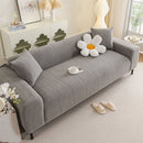 High Stretch Herringbone Textured Slipcover for Standard & L-Shaped Sectional Couches by Slipcover KAS™