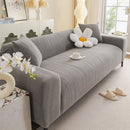High Stretch Herringbone Textured Slipcover for Standard & L-Shaped Sectional Couches by Slipcover KAS™
