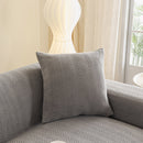 High Stretch Herringbone Textured Slipcover for Standard & L-Shaped Sectional Couches by Slipcover KAS™