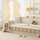 Thick Jacquard Couch Cover for Sectional Sofas, Cozy Washable Sofa Cover Throw Blanket