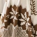 Thick Jacquard Couch Cover for Sectional Sofas, Cozy Washable Sofa Cover Throw Blanket