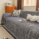 Boho Woven Sofa Throw Cover, Modern Soft Couch Protector for Pets & Living Room Decor