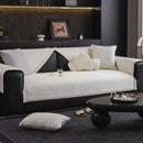 Houndstooth Ice Silk Breathable Sofa Cover, Modern Non-Slip Summer Couch Protector