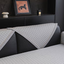 Houndstooth Ice Silk Breathable Sofa Cover, Modern Non-Slip Summer Couch Protector