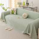 Durable Cooling Couch Cover for Dogs Textured Chic Leaf Summer Throw Cover Blanket by Slipcover KAS™