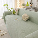 Durable Cooling Couch Cover for Dogs Textured Chic Leaf Summer Throw Cover Blanket by Slipcover KAS™