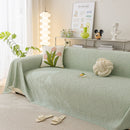 Durable Cooling Couch Cover for Dogs Textured Chic Leaf Summer Throw Cover Blanket by Slipcover KAS™