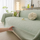 Durable Cooling Couch Cover for Dogs Textured Chic Leaf Summer Throw Cover Blanket by Slipcover KAS™