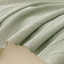 Durable Cooling Couch Cover for Dogs Textured Chic Leaf Summer Throw Cover Blanket by Slipcover KAS™