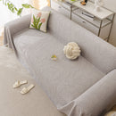 Durable Cooling Couch Cover for Dogs Textured Chic Leaf Summer Throw Cover Blanket by Slipcover KAS™