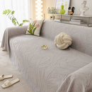 Durable Cooling Couch Cover for Dogs Textured Chic Leaf Summer Throw Cover Blanket by Slipcover KAS™