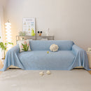 Durable Cooling Couch Cover for Dogs Textured Chic Leaf Summer Throw Cover Blanket by Slipcover KAS™
