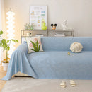 Durable Cooling Couch Cover for Dogs Textured Chic Leaf Summer Throw Cover Blanket by Slipcover KAS™