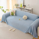 Durable Cooling Couch Cover for Dogs Textured Chic Leaf Summer Throw Cover Blanket by Slipcover KAS™
