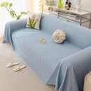 Durable Cooling Couch Cover for Dogs Textured Chic Leaf Summer Throw Cover Blanket by Slipcover KAS™